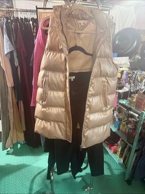 Special shimmer, glimmer, puffer, vest, and stretchy jeans bundle